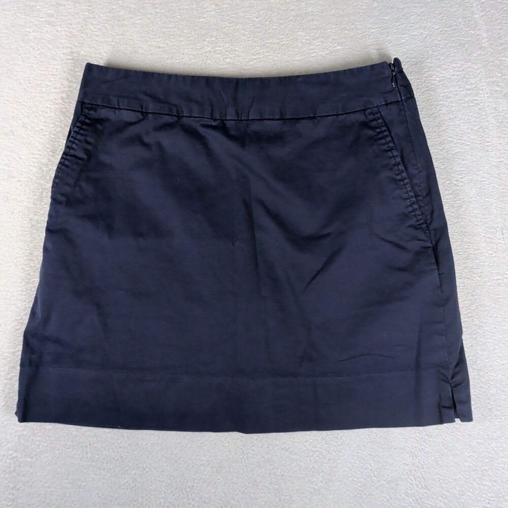Clover by Bobby Jones Skort Women's 6 Navy Blue Pockets Golf Tennis Skirt w/shor